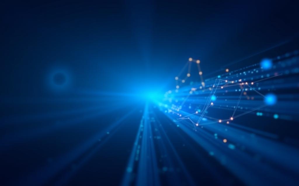 Arrière-plan technologique abstrait symbolisant l'innovation et le succès des projets InnovaCode France